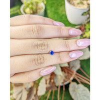 0.48 Ct. Blue Sapphire from Ceylon (Sri Lanka) Life Style