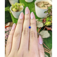 0.48 Ct. Blue Sapphire from Ceylon (Sri Lanka) Life Style