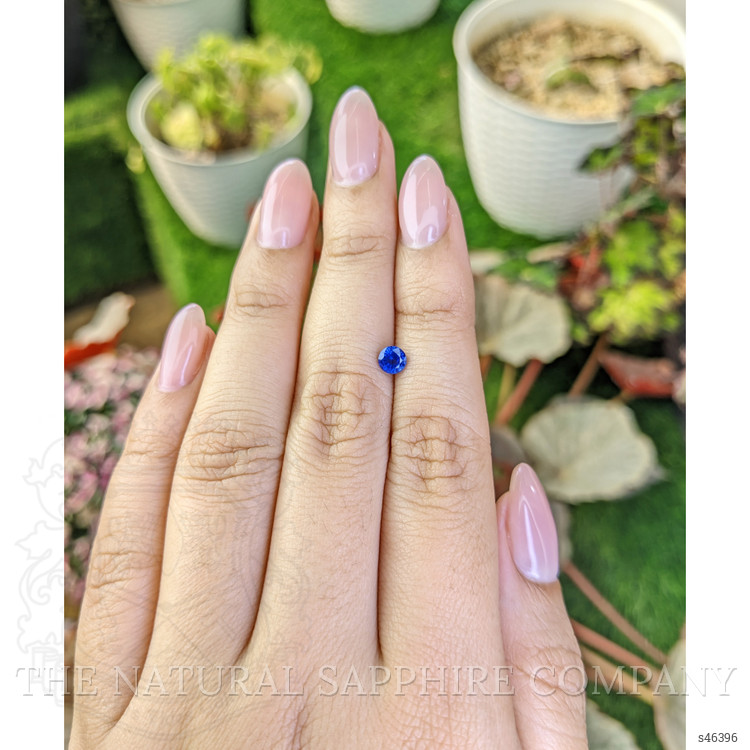 0.48 Ct. Blue Sapphire from Ceylon (Sri Lanka)