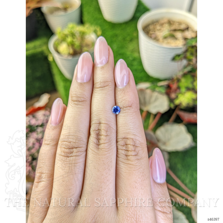 0.35 Ct. Blue Sapphire from Ceylon (Sri Lanka)