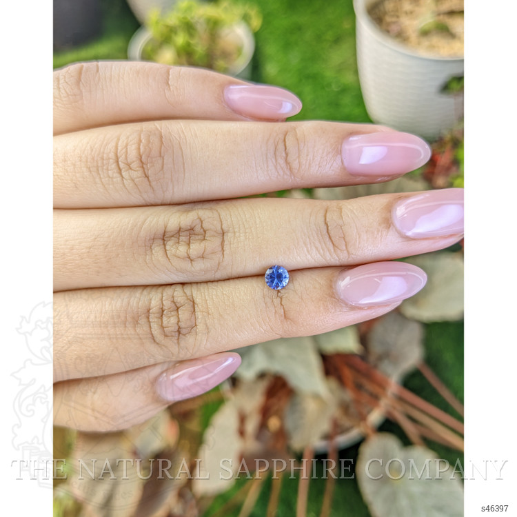 0.35 Ct. Blue Sapphire from Ceylon (Sri Lanka)