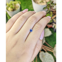 0.35 Ct. Blue Sapphire from Ceylon (Sri Lanka) Life Style