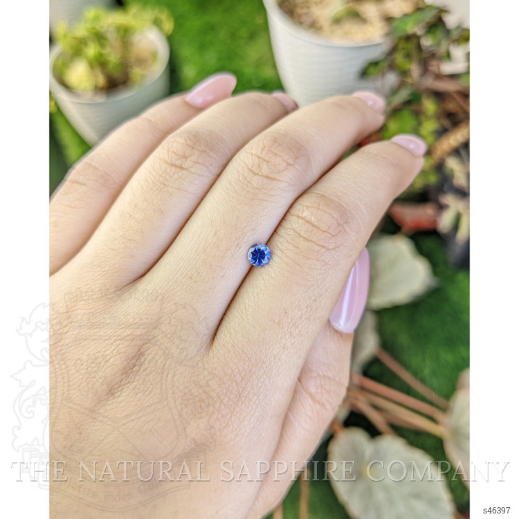 0.35 Ct. Blue Sapphire from Ceylon (Sri Lanka)