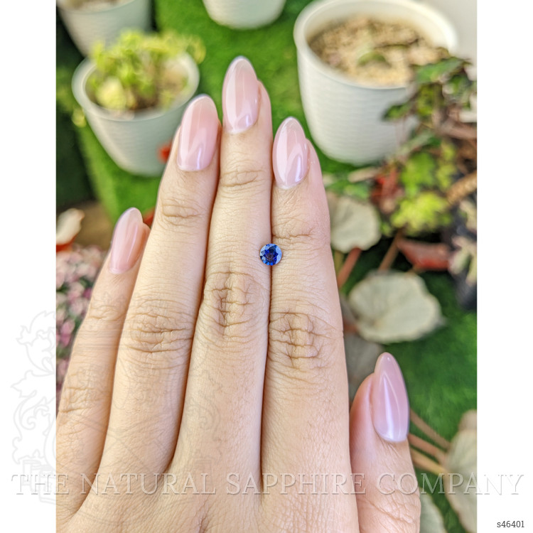 0.39 Ct. Blue Sapphire from Ceylon (Sri Lanka)