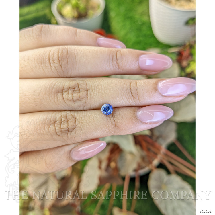 0.66 Ct. Blue Sapphire from Ceylon (Sri Lanka)