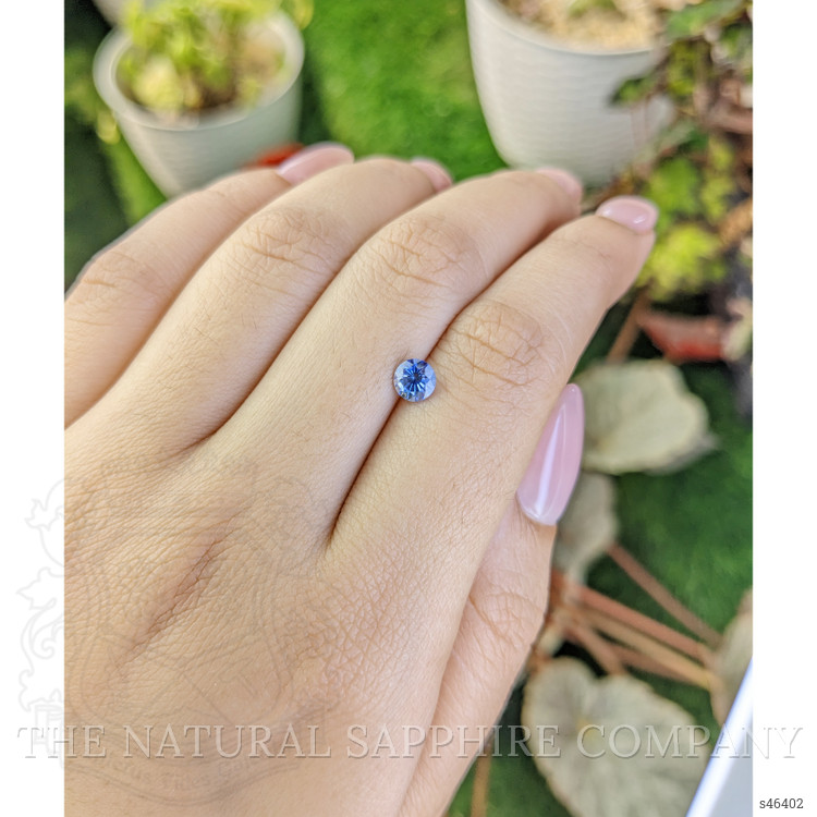 0.66 Ct. Blue Sapphire from Ceylon (Sri Lanka)