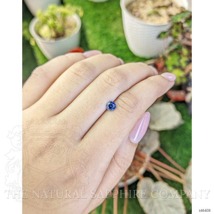 0.60 Ct. Blue Sapphire from Ceylon (Sri Lanka)