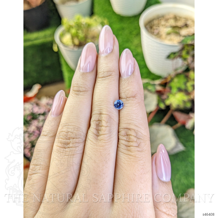 0.60 Ct. Blue Sapphire from Ceylon (Sri Lanka)