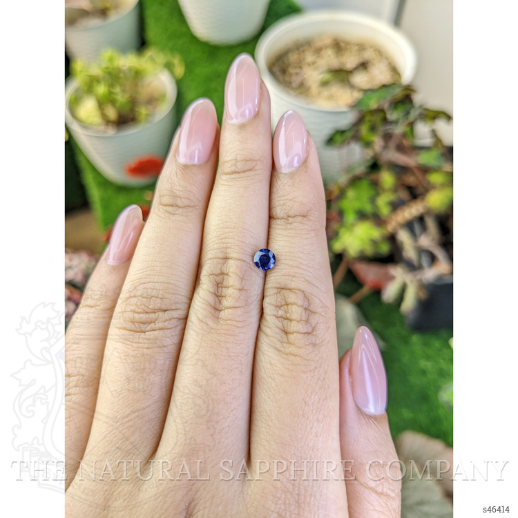 0.54 Ct. Blue Sapphire from Ceylon (Sri Lanka)