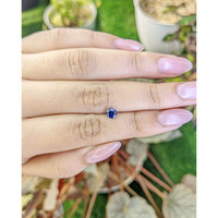 0.54 Ct. Blue Sapphire from Ceylon (Sri Lanka) Life Style