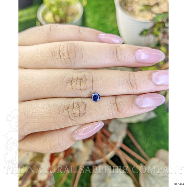 0.54 Ct. Blue Sapphire from Ceylon (Sri Lanka)
