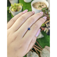 0.54 Ct. Blue Sapphire from Ceylon (Sri Lanka) Life Style