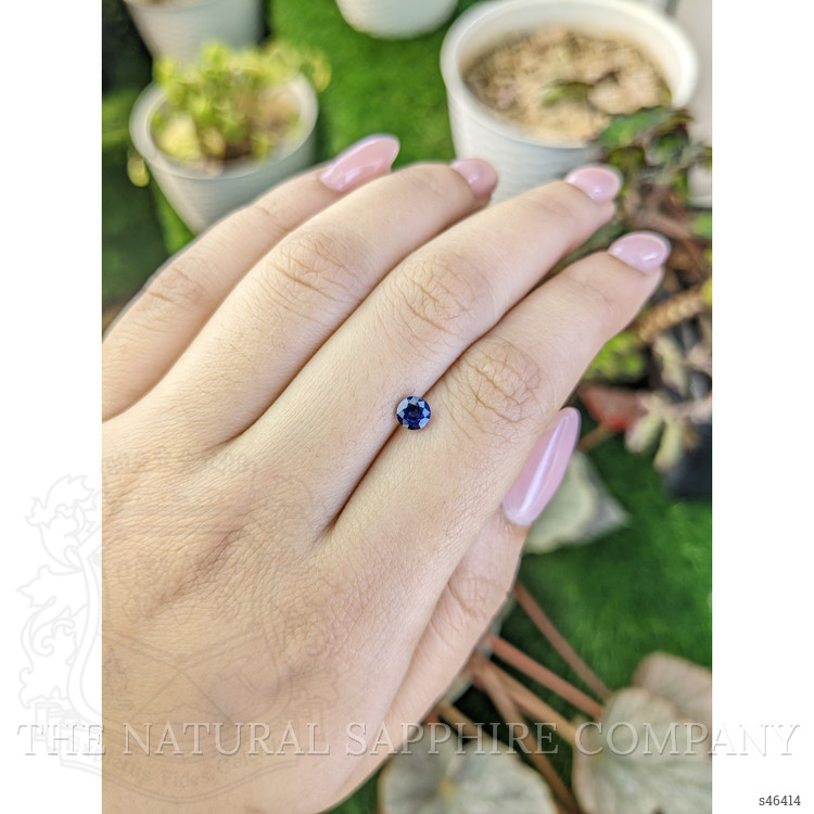 0.54 Ct. Blue Sapphire from Ceylon (Sri Lanka)