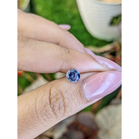 0.93 Ct. Bi Color / Parti Sapphire from Ceylon (Sri Lanka) Life Style