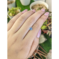 0.66 Ct. Bi Color / Parti Sapphire from Ceylon (Sri Lanka) Life Style