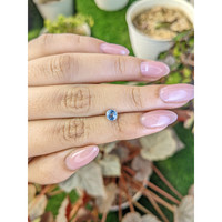 0.66 Ct. Bi Color / Parti Sapphire from Ceylon (Sri Lanka) Life Style