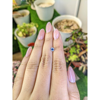 0.59 Ct. Bi Color / Parti Sapphire from Ceylon (Sri Lanka) Life Style