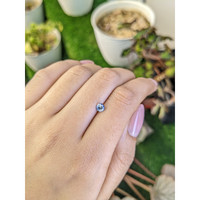 0.46 Ct. Bi Color / Parti Sapphire from Ceylon (Sri Lanka) Life Style