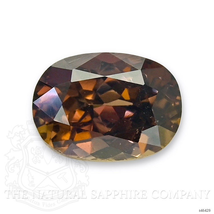 1.37 Ct. Orangish Brown Sapphire from Ceylon (Sri Lanka)