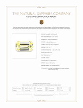 1.01 Ct. Yellow Sapphire from Ceylon (Sri Lanka) Scan Report
