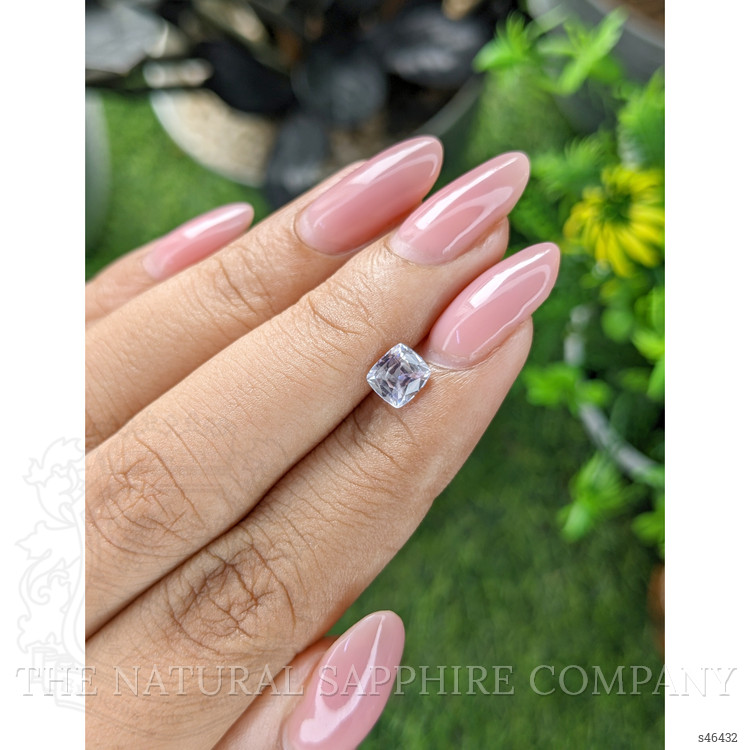 1.08 Ct. White Sapphire from Ceylon (Sri Lanka)