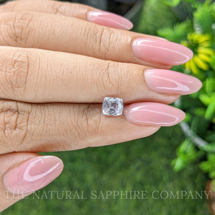 1.08 Ct. White Sapphire from Ceylon (Sri Lanka)