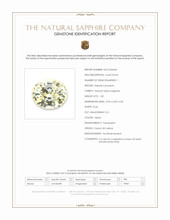 1.32 Ct. Yellow Sapphire from Ceylon (Sri Lanka) Scan Report