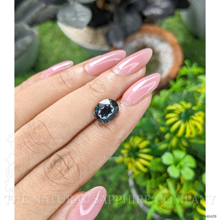 4.04 Ct. Bluish Green Sapphire from Tanzania