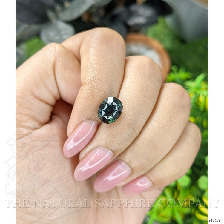 4.04 Ct. Bluish Green Sapphire from Tanzania