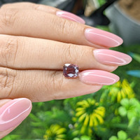 1.64 Ct. Pinkish Brown Sapphire from Tanzania Life Style