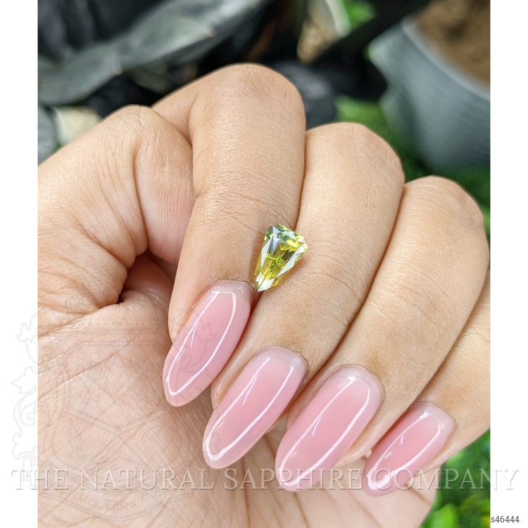 1.63 Ct. Greenish Yellow Sapphire from Madagascar