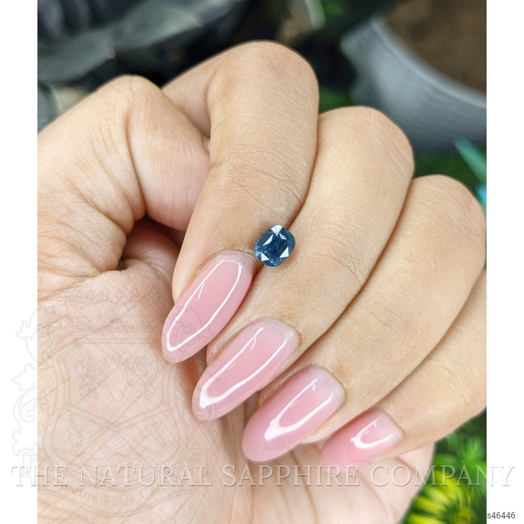 0.99 Ct. Greenish Blue Sapphire from Madagascar