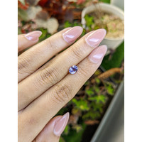 1.26 Ct. Bluish Purple Sapphire from Ceylon (Sri Lanka) Life Style
