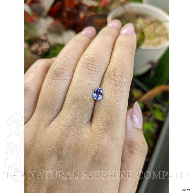 1.26 Ct. Bluish Purple Sapphire from Ceylon (Sri Lanka)