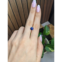 2.19 Ct. Blue Sapphire from Ceylon (Sri Lanka) Life Style