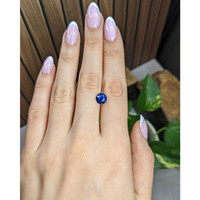2.19 Ct. Blue Sapphire from Ceylon (Sri Lanka) Life Style