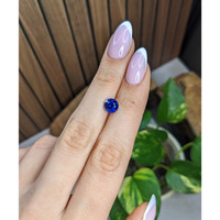 2.22 Ct. Blue Sapphire from Ceylon (Sri Lanka) Life Style
