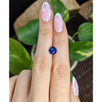 2.09 Ct. Blue Sapphire from Ceylon (Sri Lanka) Life Style