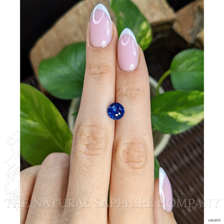 2.09 Ct. Blue Sapphire from Ceylon (Sri Lanka)