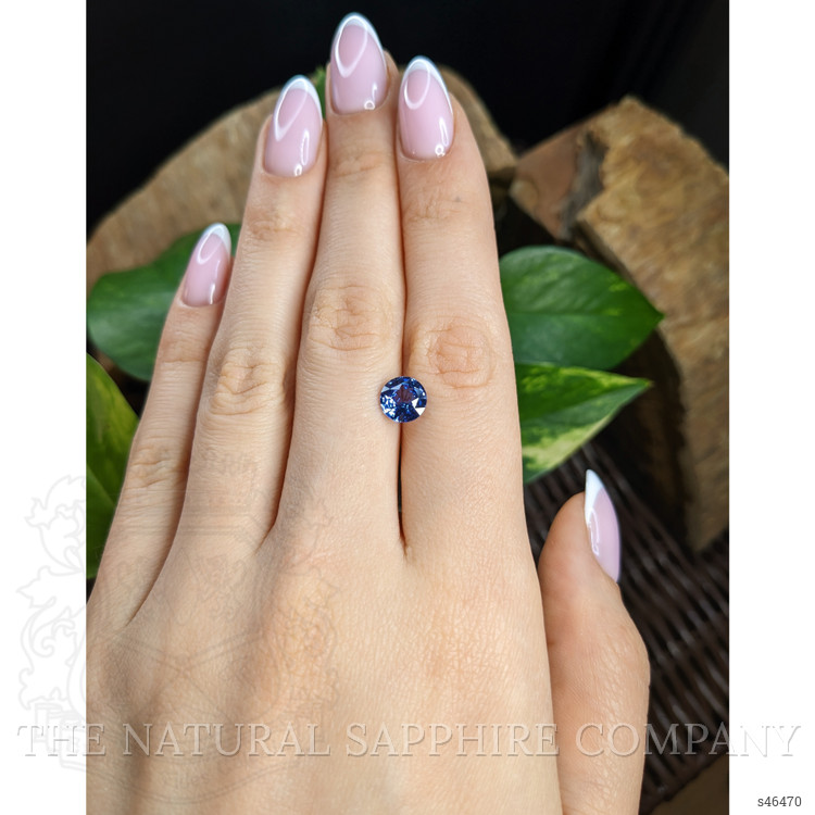 2.04 Ct. Blue Sapphire from Ceylon (Sri Lanka)