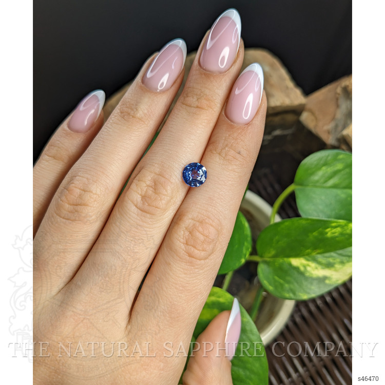 2.04 Ct. Blue Sapphire from Ceylon (Sri Lanka)
