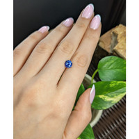 2.01 Ct. Blue Sapphire from Ceylon (Sri Lanka) Life Style