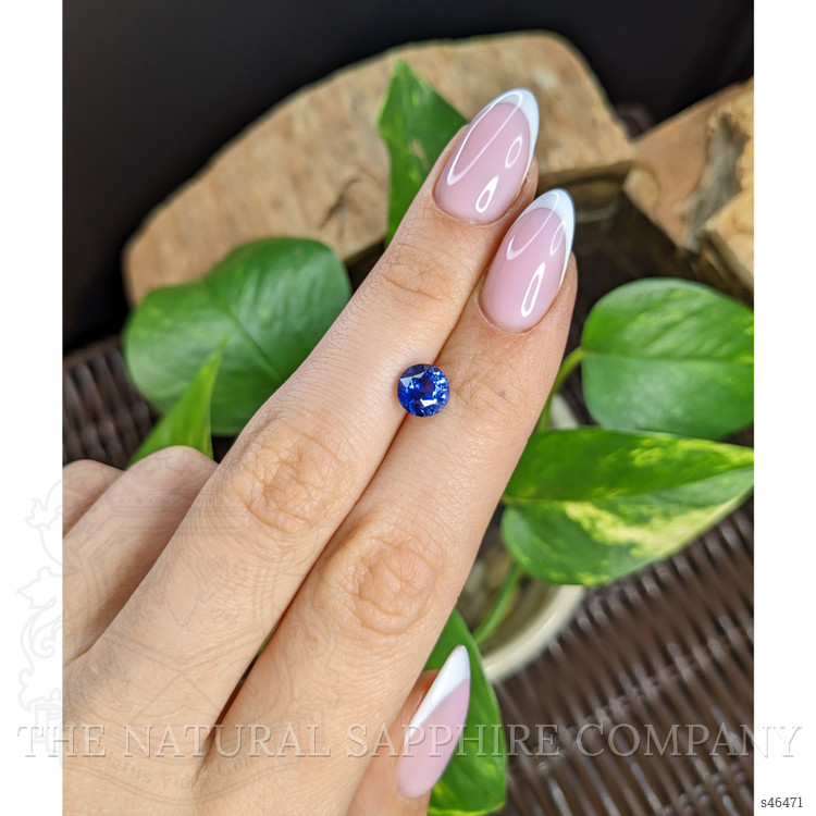 2.01 Ct. Blue Sapphire from Ceylon (Sri Lanka)