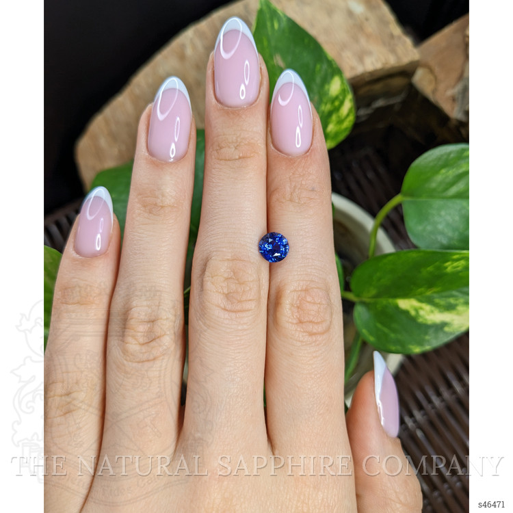 2.01 Ct. Blue Sapphire from Ceylon (Sri Lanka)