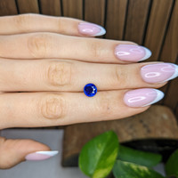 2.01 Ct. Blue Sapphire from Ceylon (Sri Lanka) Life Style