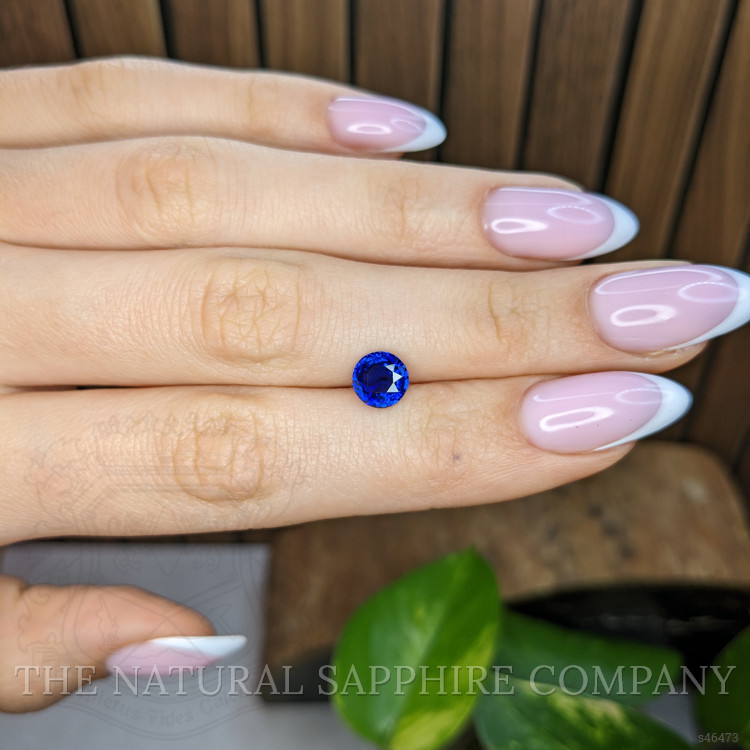 2.01 Ct. Blue Sapphire from Ceylon (Sri Lanka)