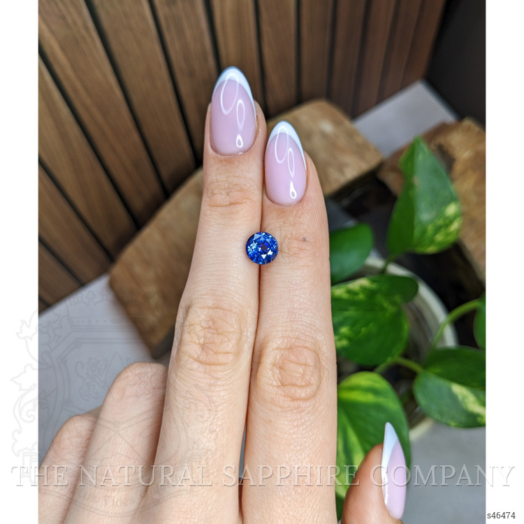2.21 Ct. Blue Sapphire from Ceylon (Sri Lanka)