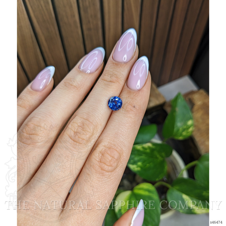 2.21 Ct. Blue Sapphire from Ceylon (Sri Lanka)