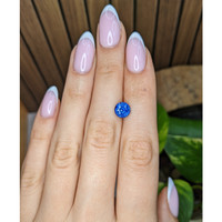 2.21 Ct. Blue Sapphire from Ceylon (Sri Lanka) Life Style