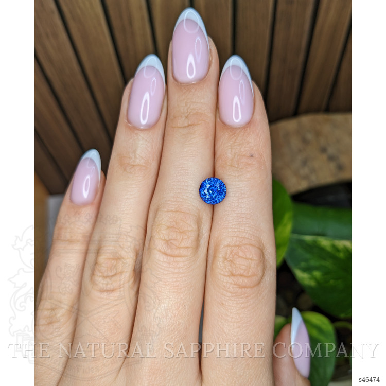 2.21 Ct. Blue Sapphire from Ceylon (Sri Lanka)